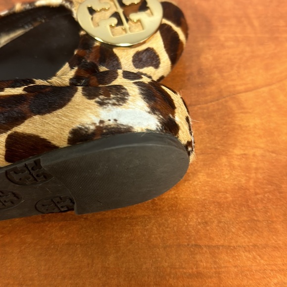 TORY BURCH Reva-Haircalf Leather Flats - Picture 7 of 12